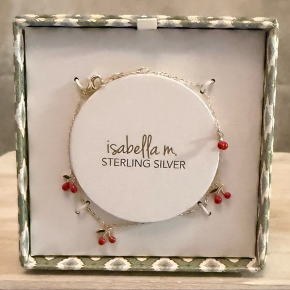 Isabella M Cherry Bracelet